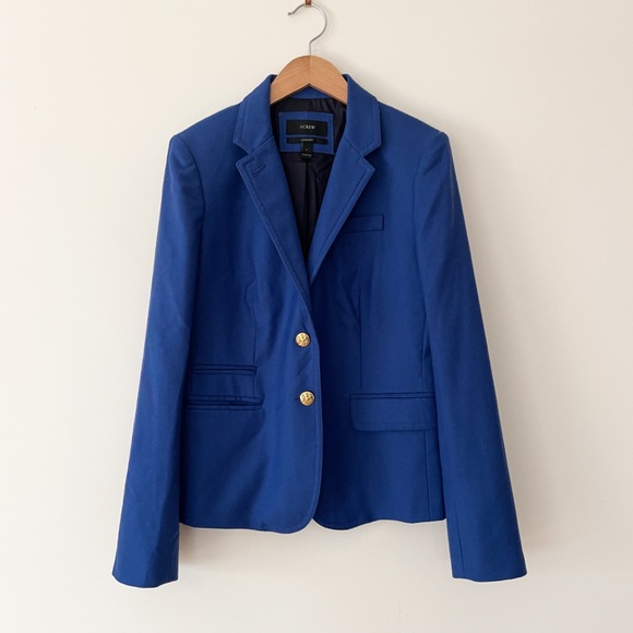 J. Crew Jackets & Blazers - J. CREW EUC Cobalt Blue 100% Wool Preppy Schoolboy Blazer